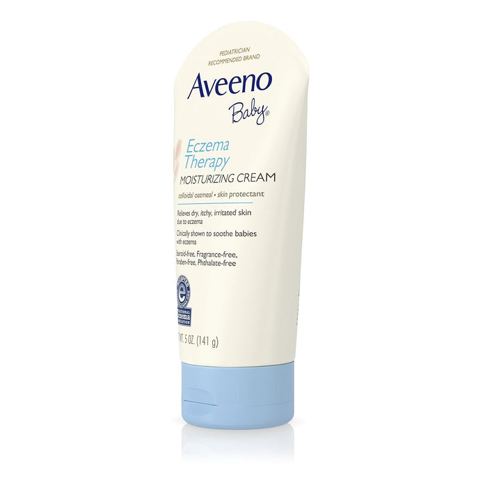 Aveeno Baby Eczema Therapy Moisturizing Cream, Unscented, 5 oz Tube