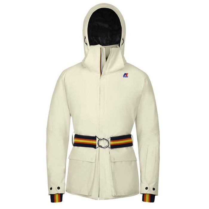 Chaqueta K-Way Giselle Micro Twill White