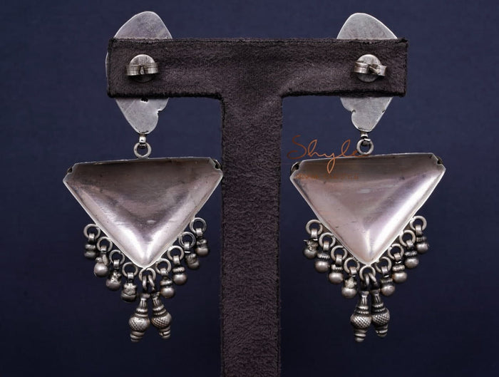 Mizoya Tribal Inspired Detailed Earrings back