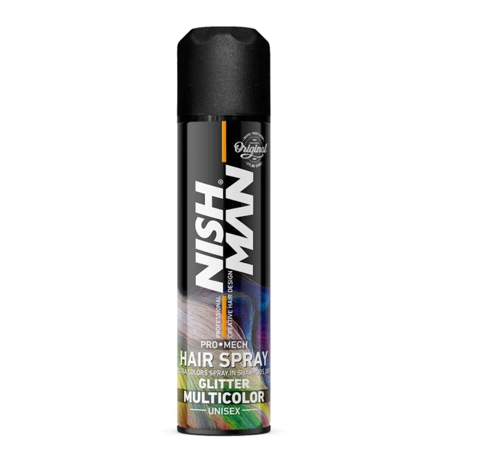 NishMan Multicolor Glitter Hair Spray 5oz