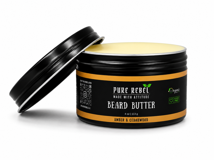Pure Rebel Beard Butter - Amber & Cedarwood