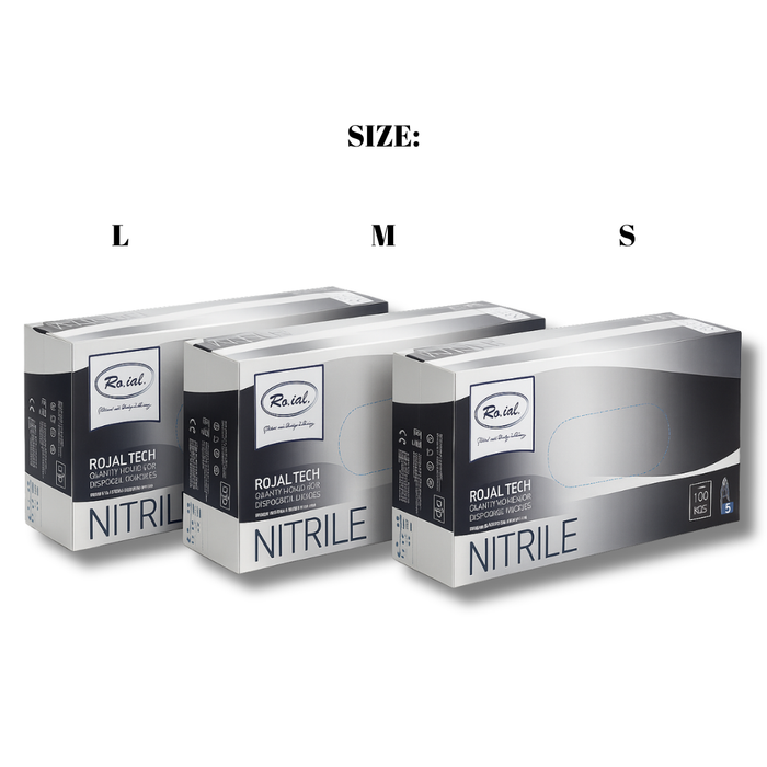 RO.IAL GUANTI IN NITRILE 100PZ (S-M-L)