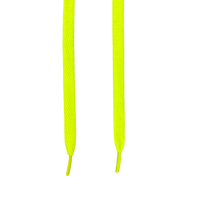 Solemate Laces Standard Flat Fluro Yellow Laces 160cm