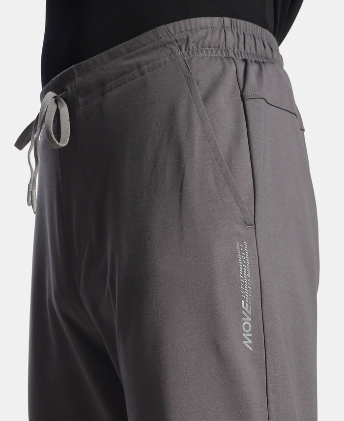 Super Combed Cotton Rich Trackpant with Pockets and StayFresh Treatment - Magnet