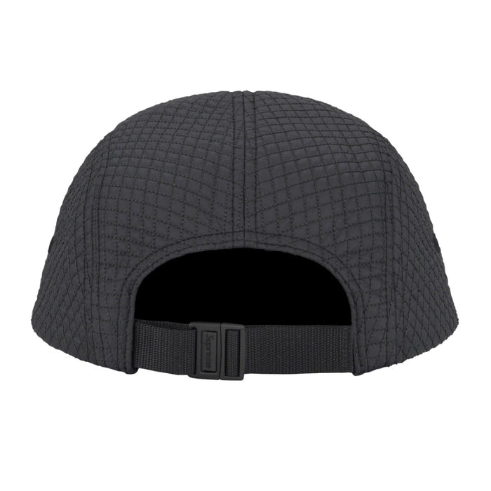 Supreme Micro Quilted Camp Cap Black