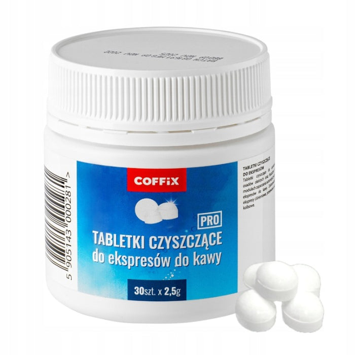 Tabletki czyszczące PRO COFFIX do ekspresów do kawy - 30 szt.