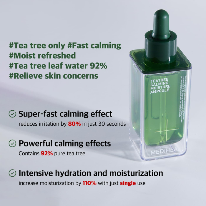 Mediheal Tea Tree Calming Moisture Ampoule Nudie Glow Australia
