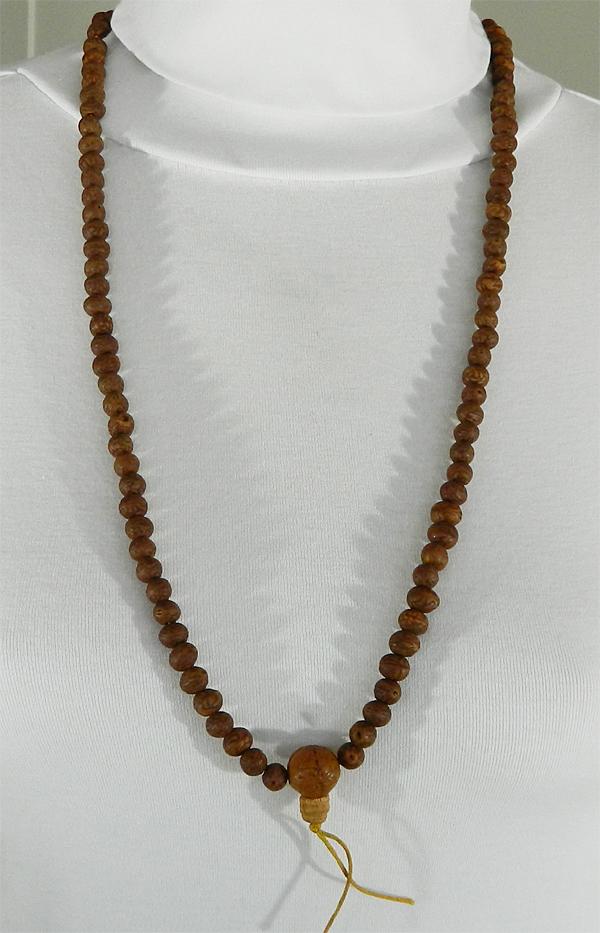 108 Bead Mala Necklace - Raktu Seed
