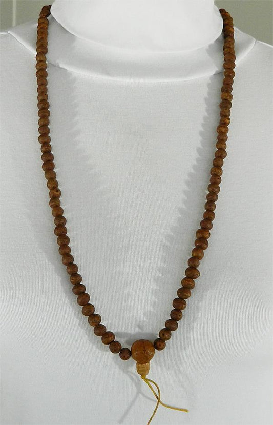 108 Bead Mala Necklace - Raktu Seed