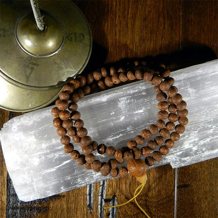 108 Bead Mala Necklace - Raktu Seed