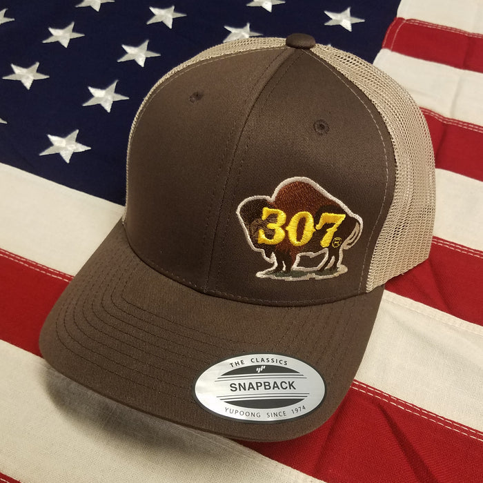 307 Painted Buffalo Logo Hat