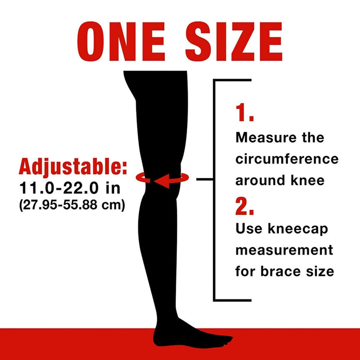 Ace Knee Support, Adjustable Compression, Moderate, One Size Fits Most - 200290-Single - LL Medico