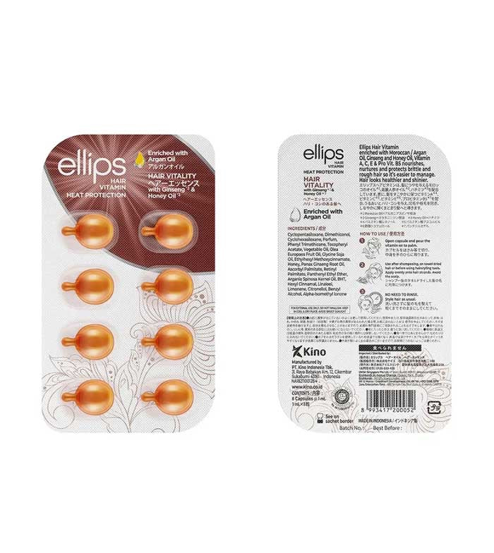 Ampollas de vitamina para cabello - Ellips