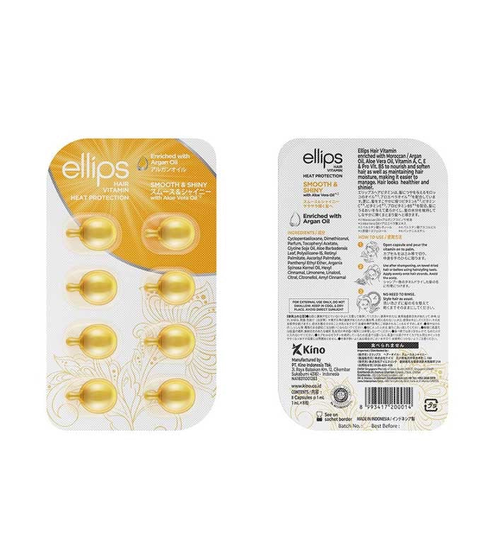 Ampollas de vitamina para cabello - Ellips