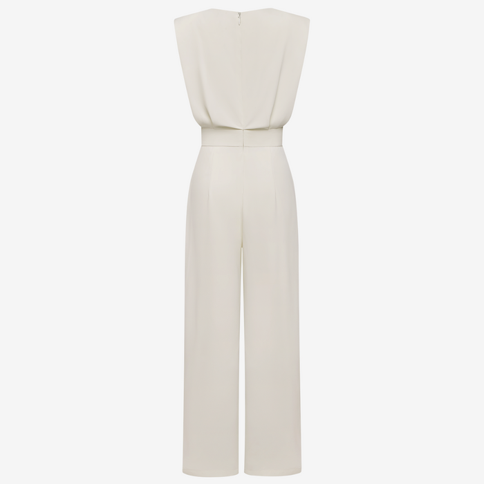 Aria | Elegant Belted Jumpsuit