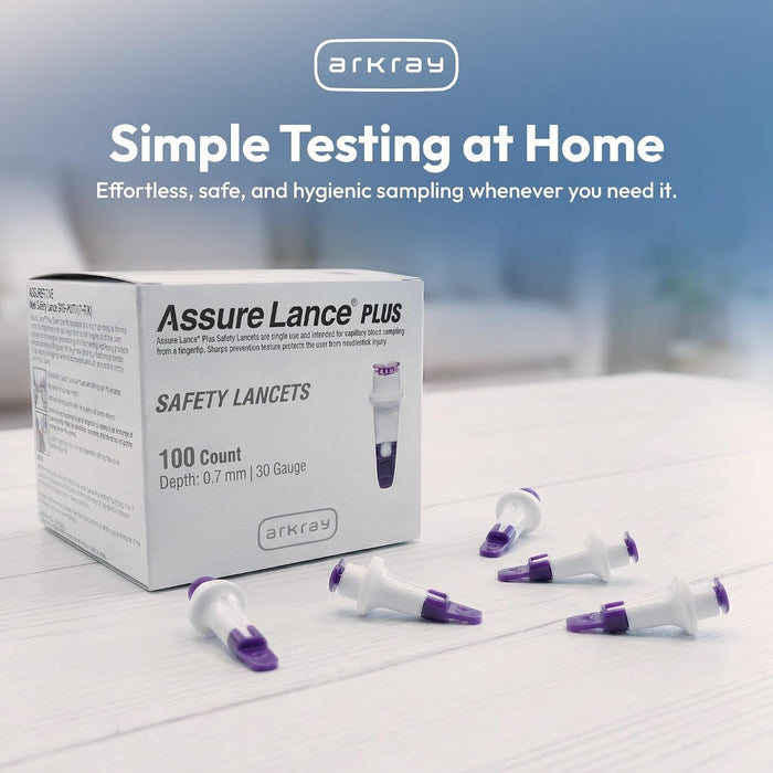 Arkray Assure Lance Plus Safety Lancets, 30 Gauge - 990130-Box - LL Medico