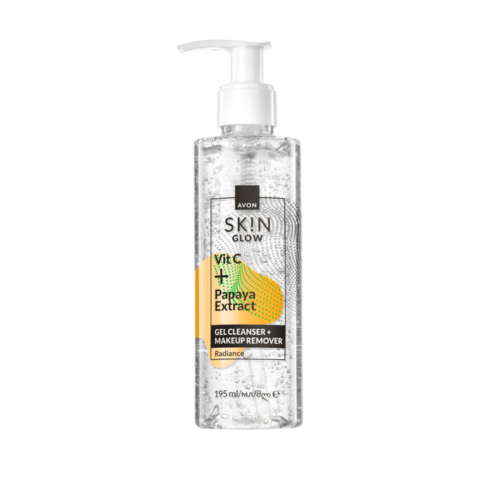 Avon SK!N Glow Gel Cleanser + Make-Up Remover - 195 ml