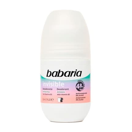 Babaria Invisible Deodorant Roll On 50ml