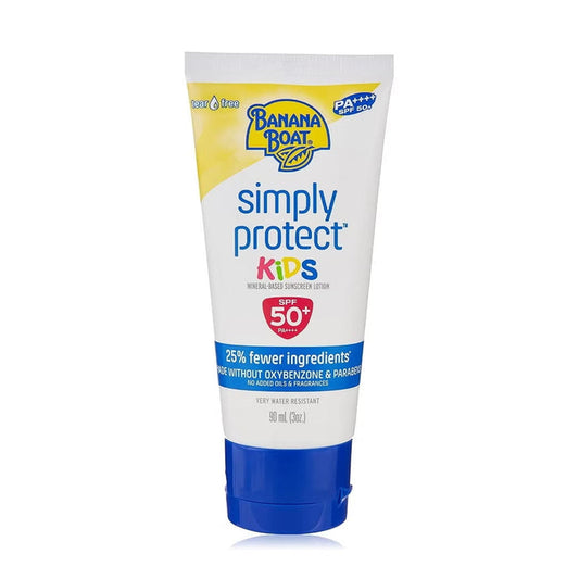 Banana Boat Simply Protect Kids Sunscreen Lotion SPF 50 - 90ml, Sunscreen
