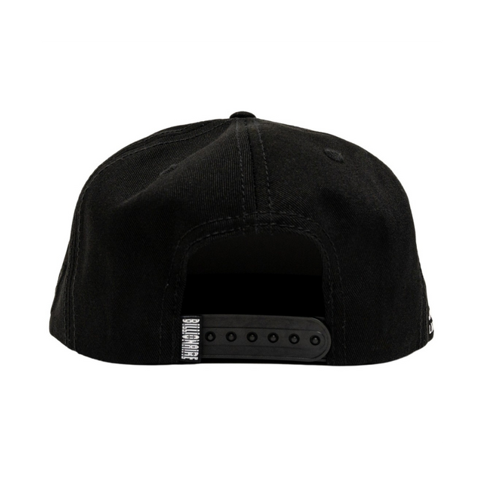 BBC Helmet Crack Snapback Hat Black