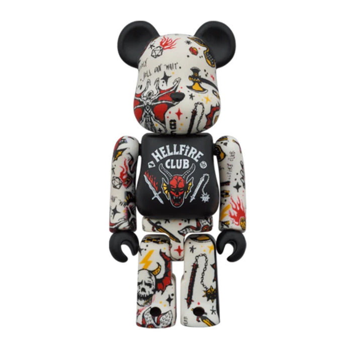 Bearbrick x Stranger Things Hellfire Club 400% & 100% Boxset