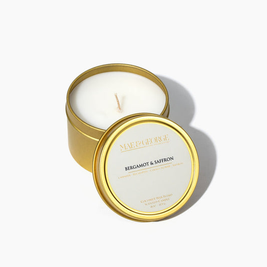 Bergamot & Saffron Travel Candle