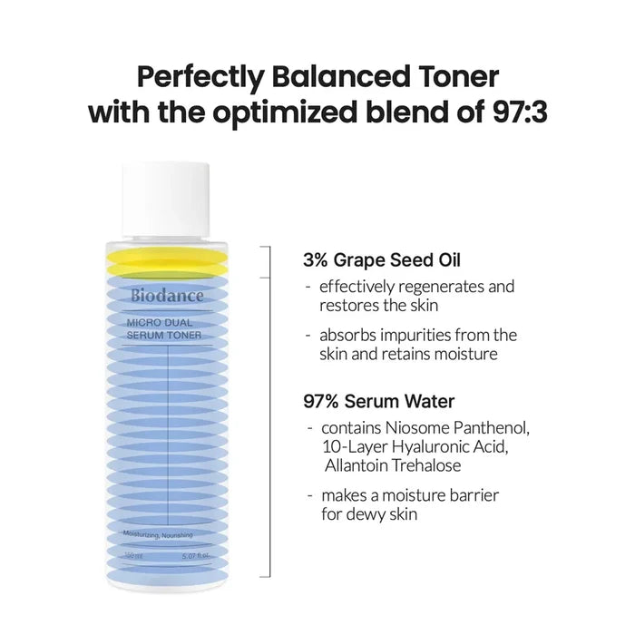 [Biodance] Micro Dual Serum Toner