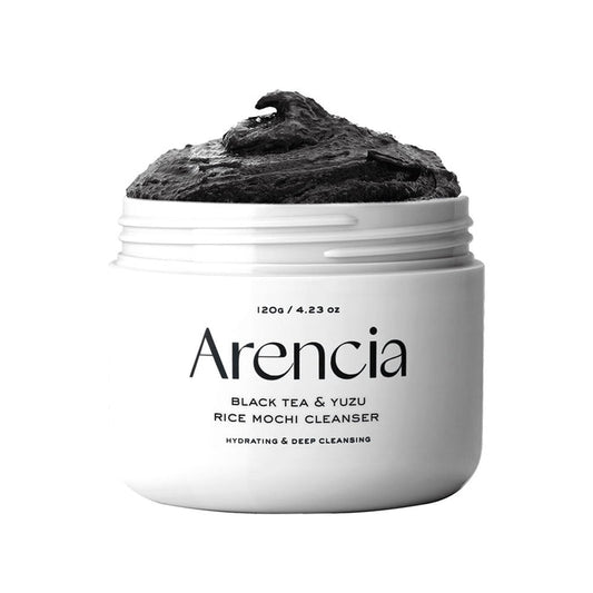 Arencia Black Tea & Yuzu Rice Mochi Cleanser Nudie Glow Australia