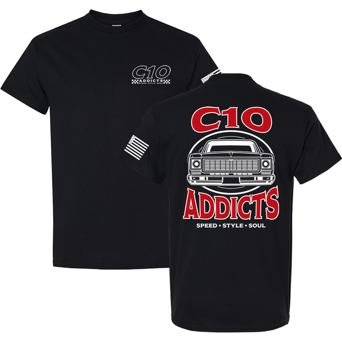 C10 Addicts Short Sleeve T-Shirt