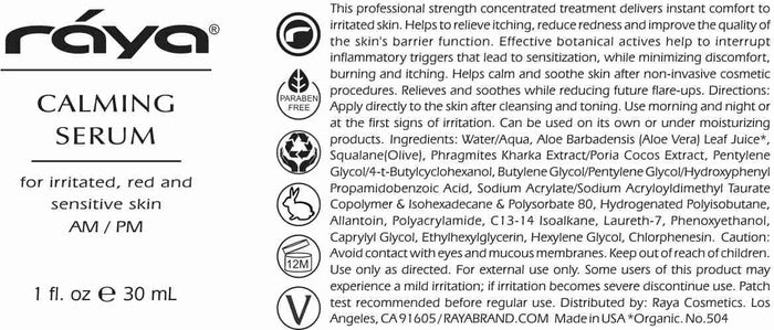 CALMING SERUM (504) RAYA SPA - rayaspa