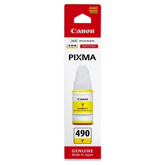 Canon Ink Bottle GI 490 Yellow - Office R Us Lagos