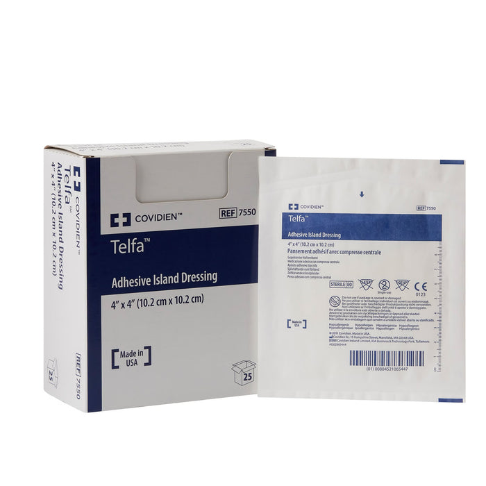 Cardinal Health Telfa Island Dressing, Square Sterile - 7550 - LL Medico