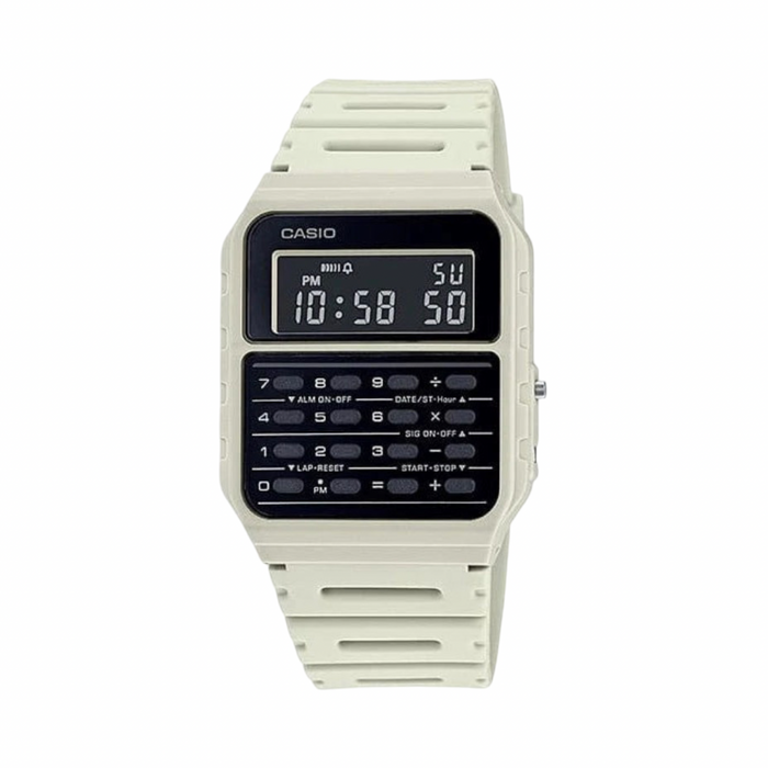 Casio Digital Watch Calculator White Black CA53WF-8B
