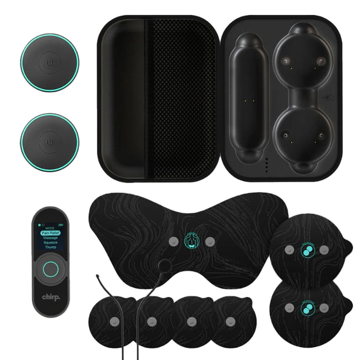 Chirp Halo Wireless Muscle Stimulator, Portable EMS TENS Unit - R-TENS-DBL-BK-R-Single - LL Medico