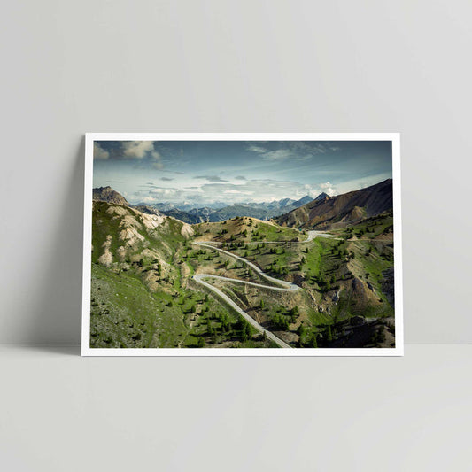 Col D'Izoard - Art Print - Daniel Hughes - Rouleur