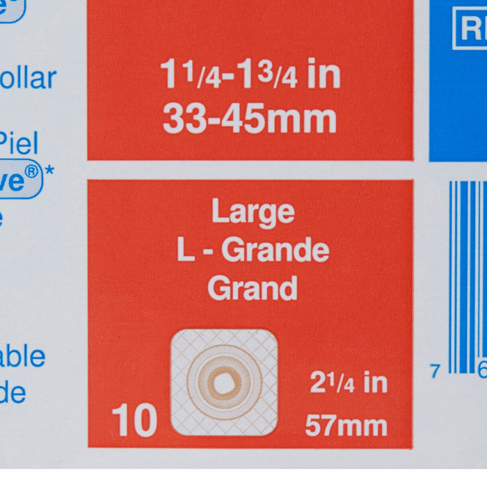 ConvaTec Sur-Fit Natura Stomahesive Two-Piece Skin Barrier, Flat, Moldable, 57 mm Flange
