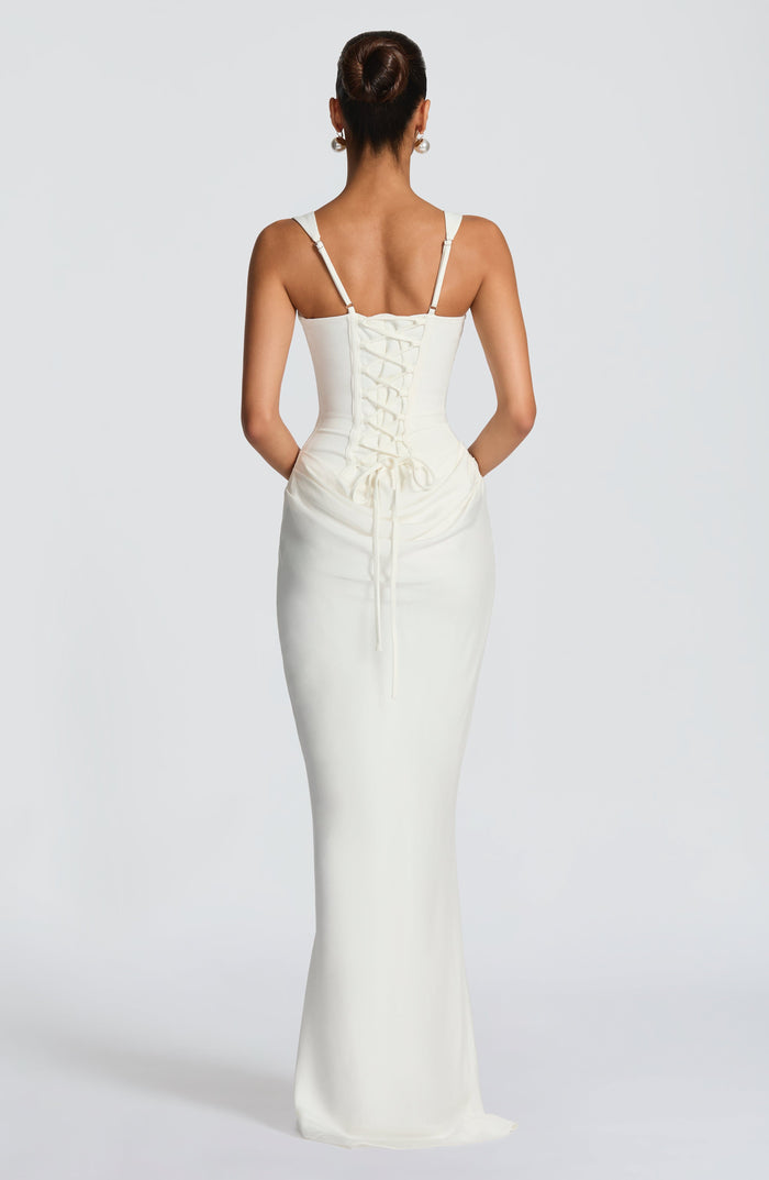 Cornelia Maxi Dress - Ivory 🖤