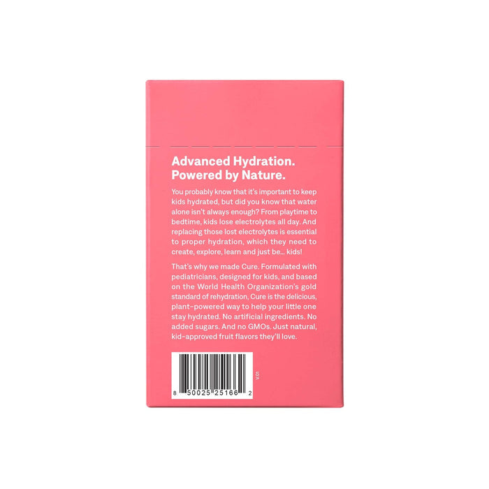 Cure Hydration Kids Electrolyte Drink Mix, Pink Lemonade, 7.6 g - KM6002-Pack - LL Medico