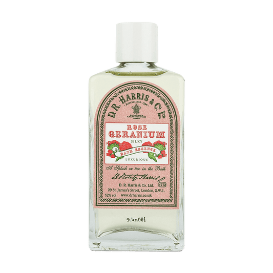 D R Harris Rose Geranium Bath Essence 100ml