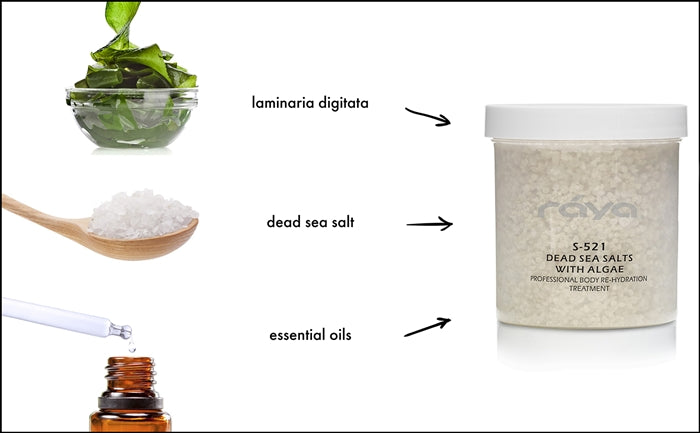 DEAD SEA SALTS WITH ALGAE (S-521) - rayaspa