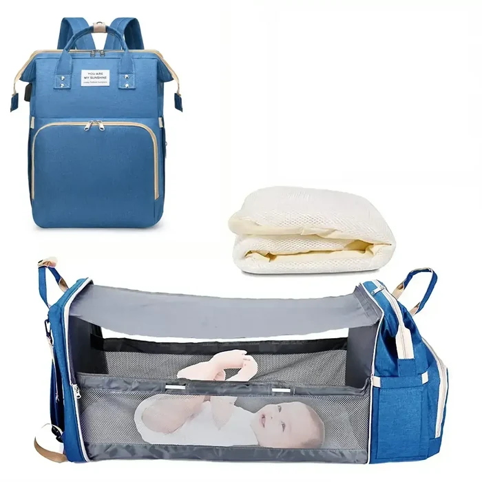 3-in-1 Baby Diaper Backpack