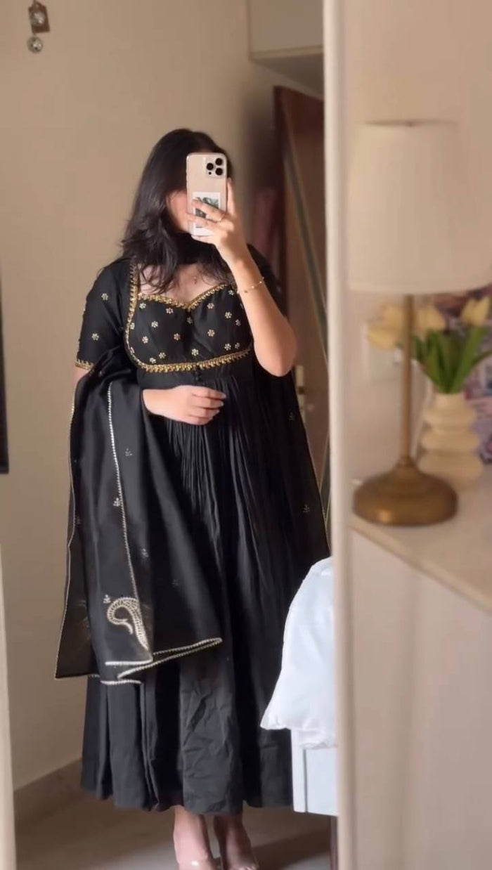 Elegant Moments Captured in Black Dress