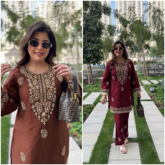 Elegant Stroll in Traditional Attire