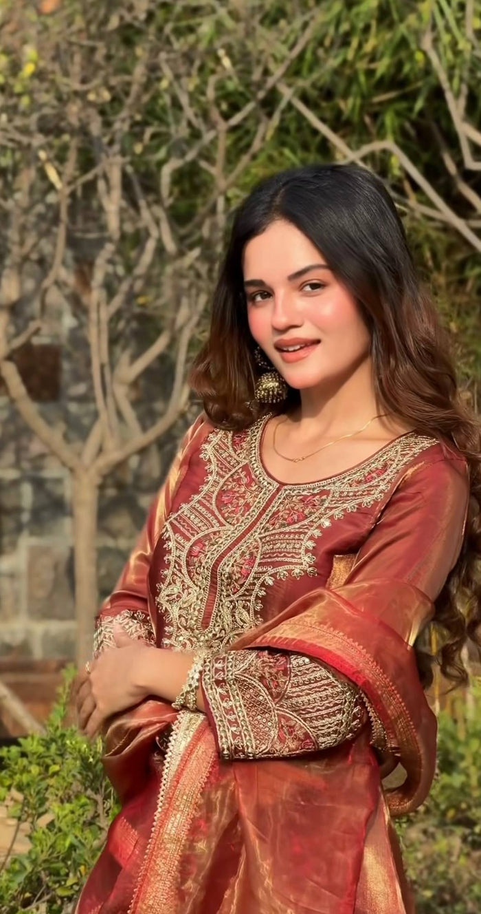 Enchanting Beauty in Traditional Attire