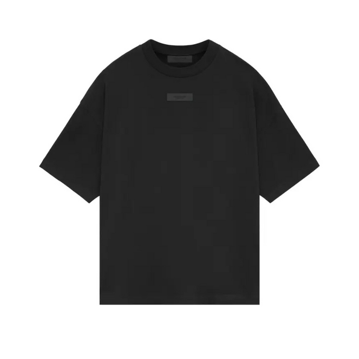 Fear Of God Essentials Black Small Text Tee