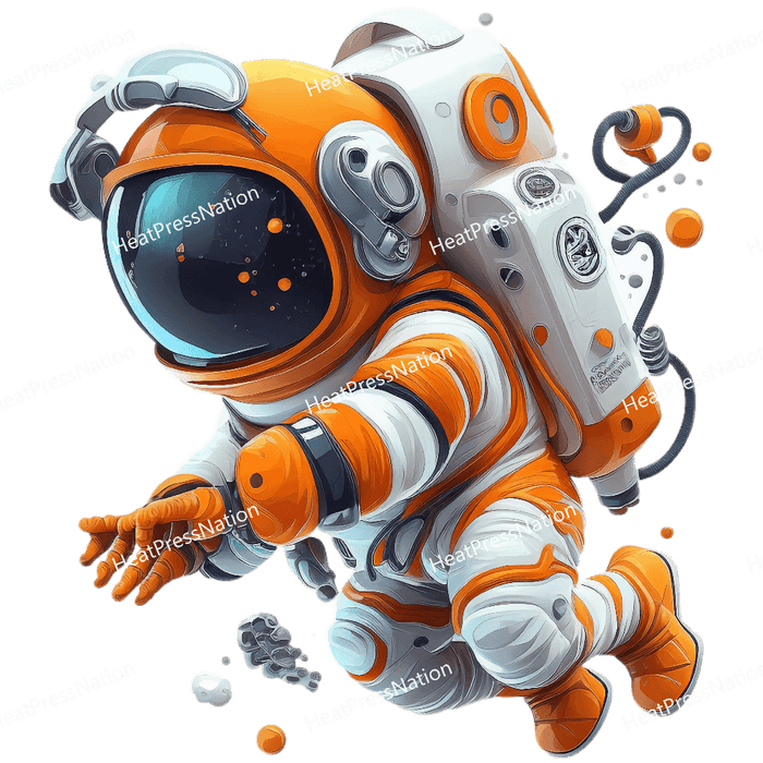 Flying Astronaut Design - HeatPressNation