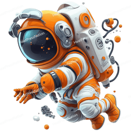 Flying Astronaut Design - HeatPressNation
