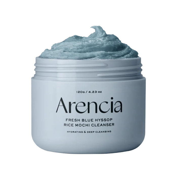 Arencia Fresh Blue Hyssop Rice Mochi Cleanser Nudie Glow Australia