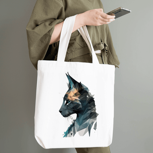 Geometric Dark Cat Design - HeatPressNation