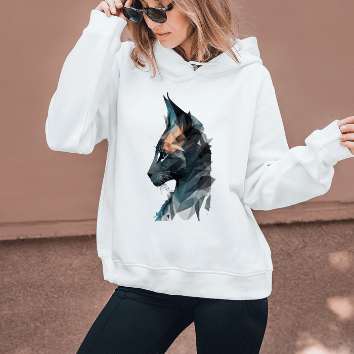 Geometric Dark Cat Design - HeatPressNation
